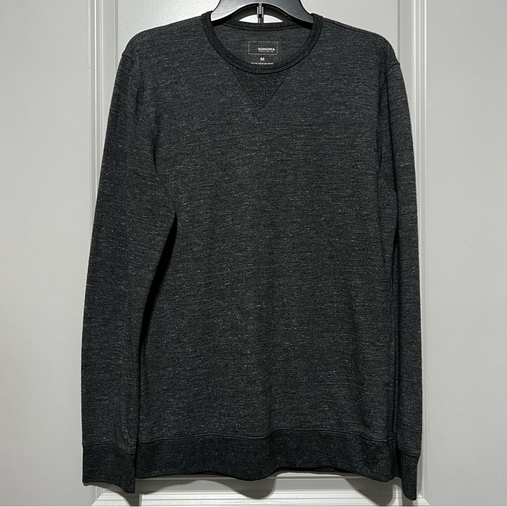 Sonoma Men’s LS T-Shirt in Charcoal Grey
